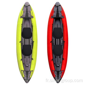 Pop propuls kayak mer kayak cina assis à l&#39;intérieur du kayak